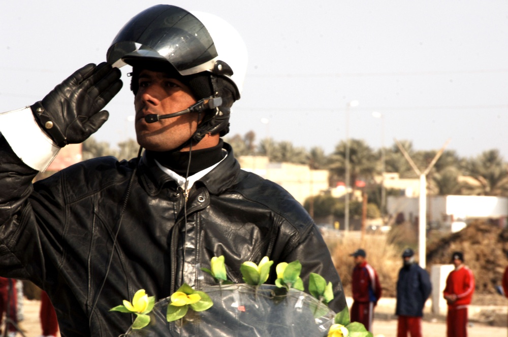 Iraqi police birthday
