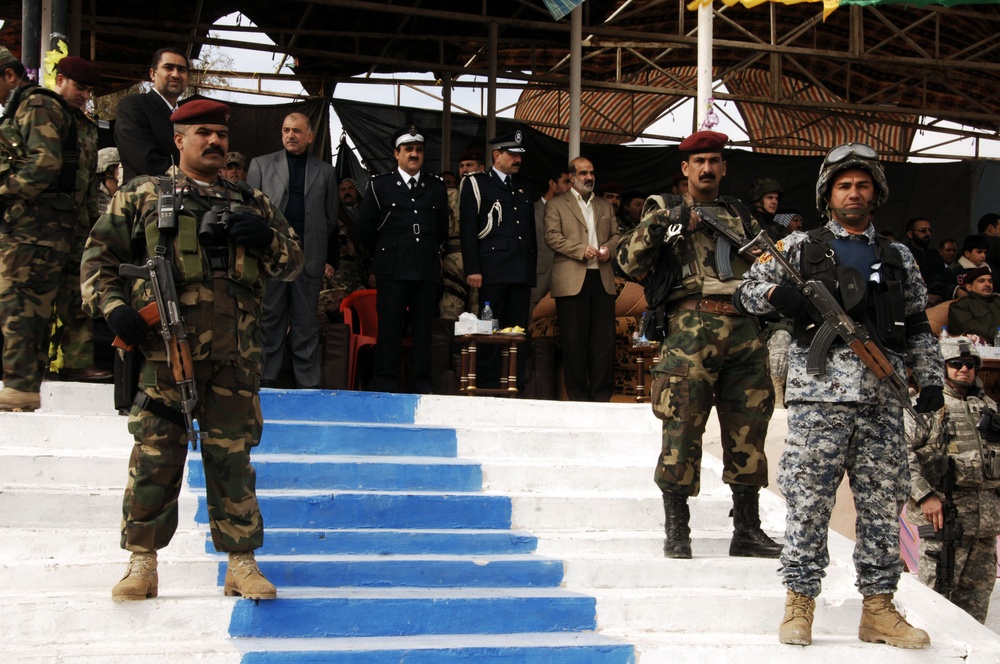 Iraqi police birthday