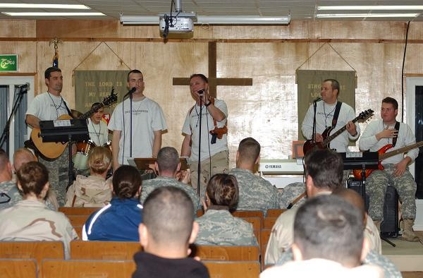 Virginia National Guard Soldiers produce praise and worship at Camp Patriot