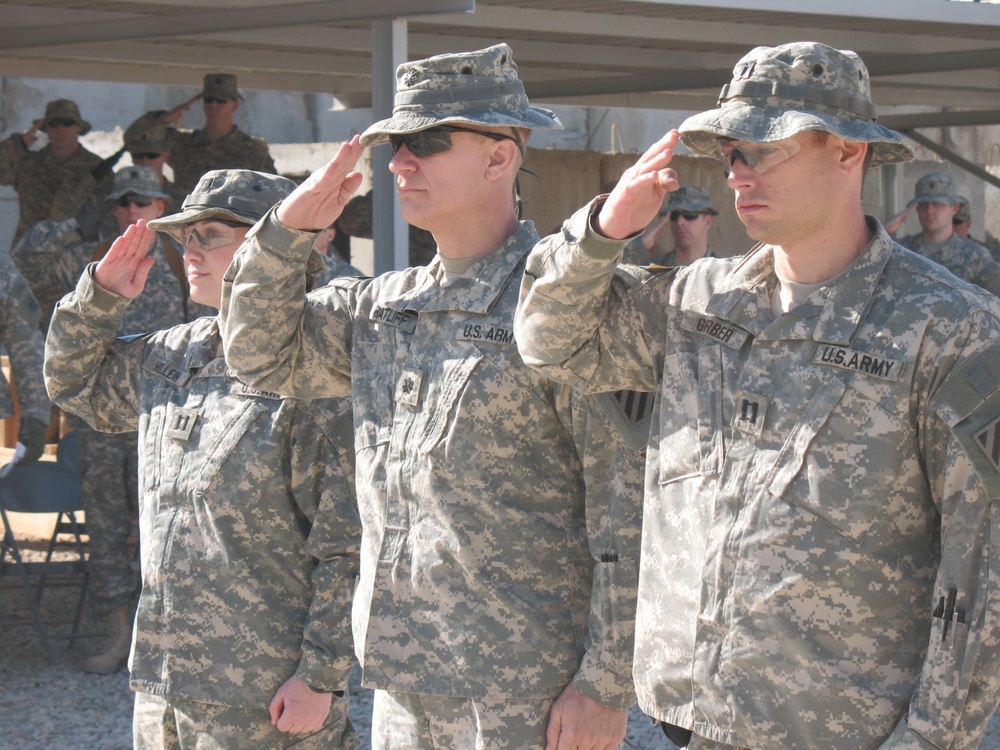 MI Company bids farewell to outgoing commander