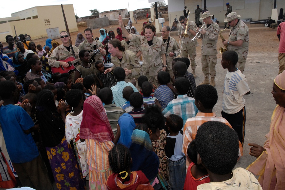 CENTAF Band Wins the Hearts and Minds of Djiboutians Through Music