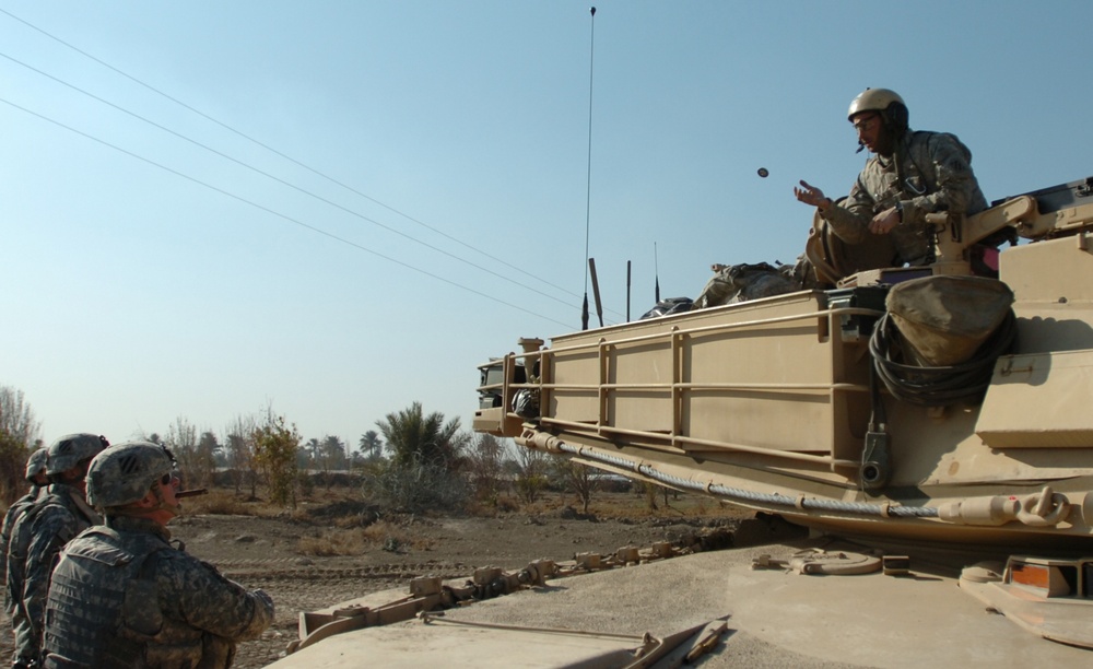 Insurgents out, combat outpost in