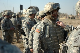 Insurgents out, combat outpost in