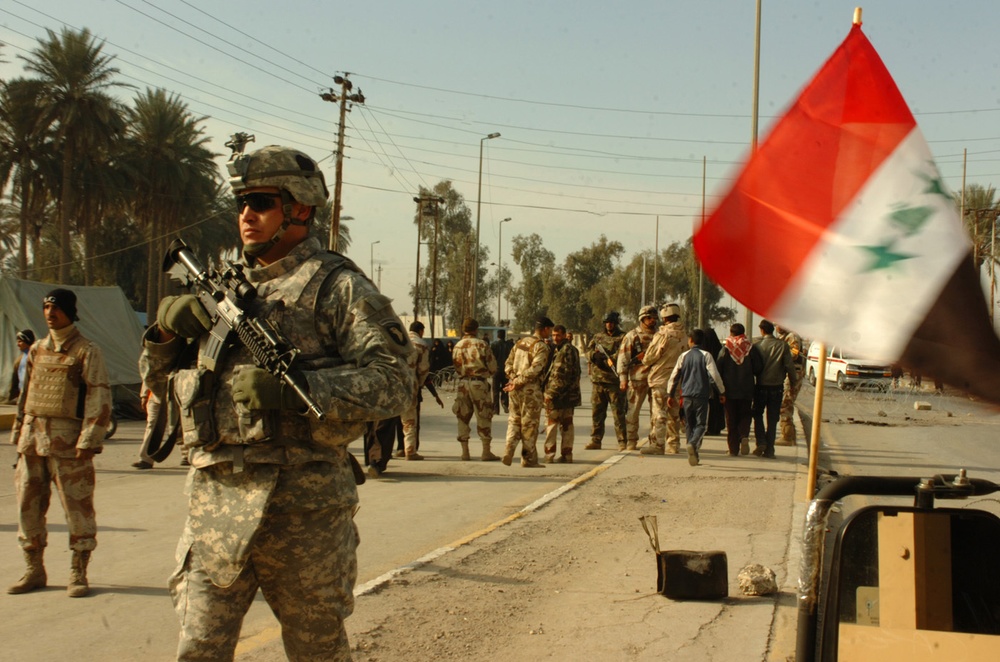 Strike troops in Kadhimiyah