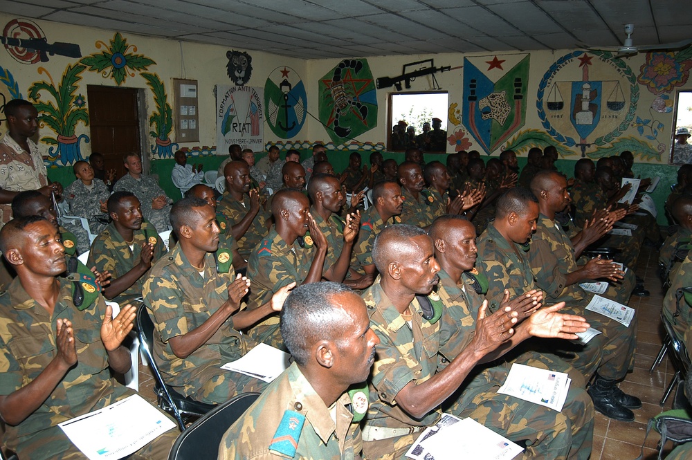 Soldiers Train Djiboutians Small Unit Tactics in Horn of Africa