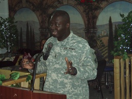 Troops remember Dr. Martin Luther King, Jr., at FOB Hammer