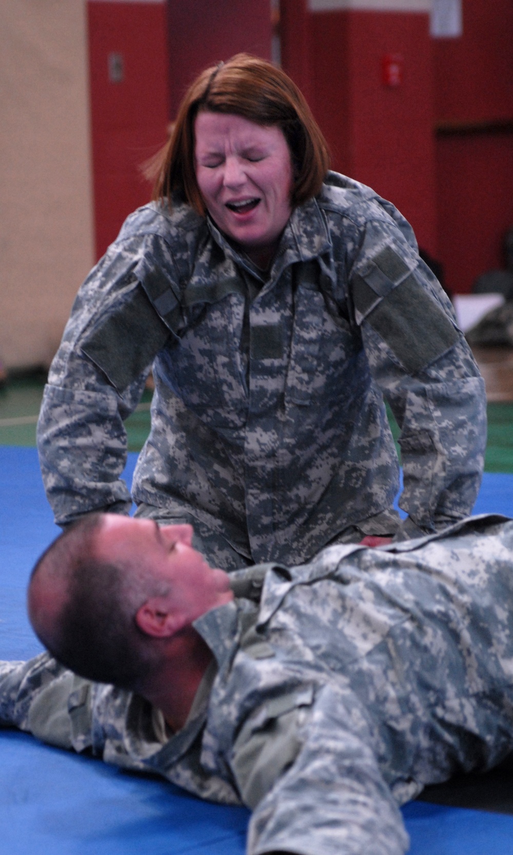 Soldiers Catch Cool Combatives Training