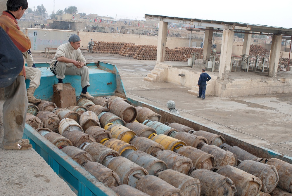 Silver Lions help villagers supply propane needs