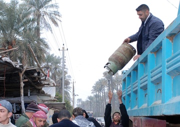 Silver Lions help villagers supply propane needs