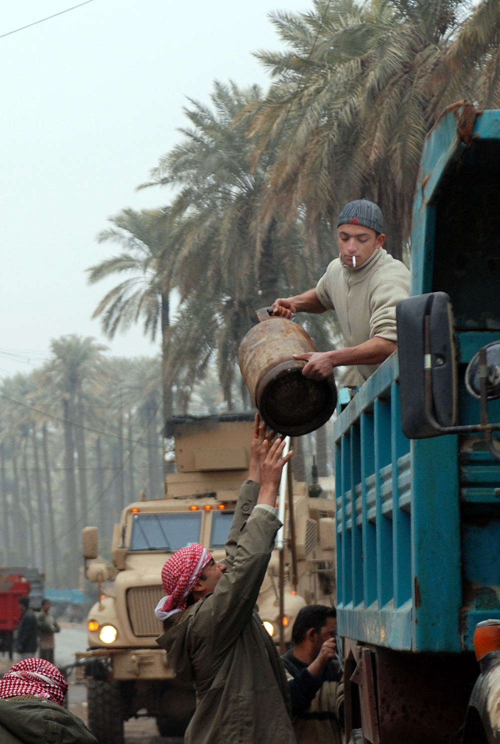 Silver Lions help villagers supply propane needs