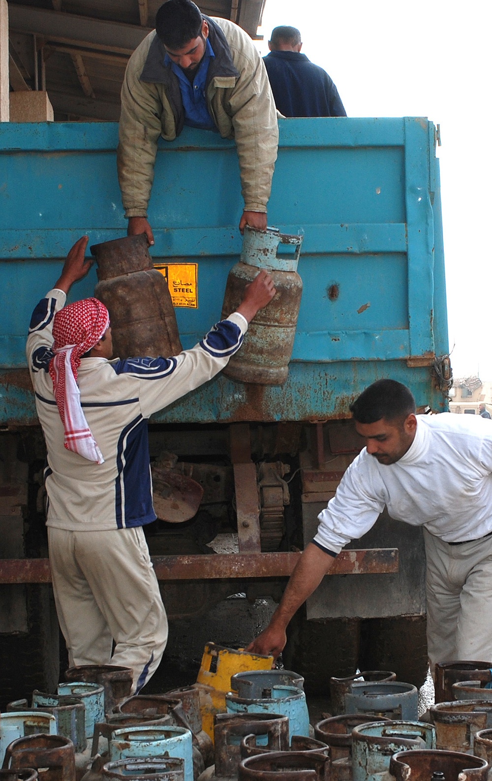 Silver Lions help villagers supply propane needs