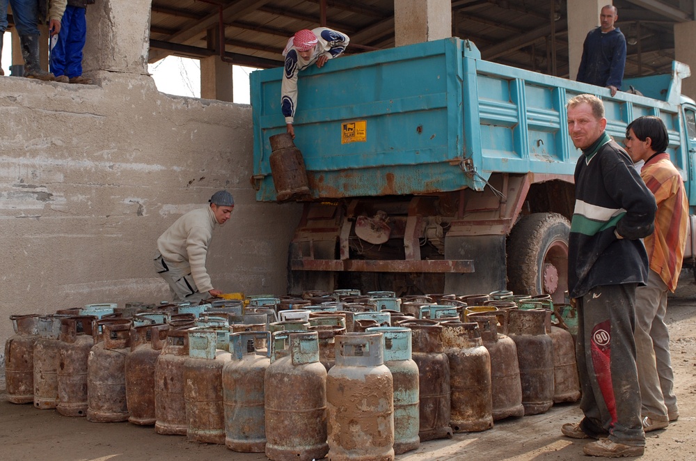 Silver Lions help villagers supply propane needs