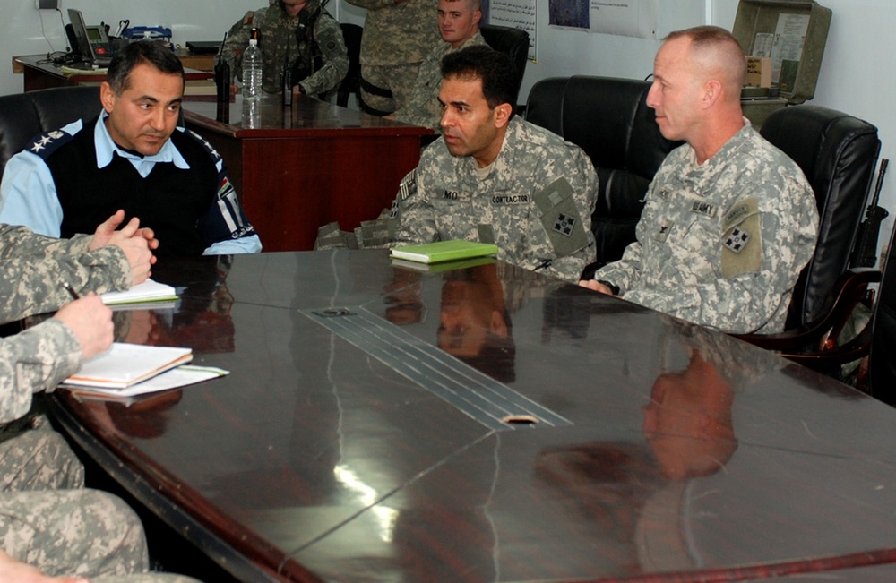 Striker Commander Visits Adhamiya