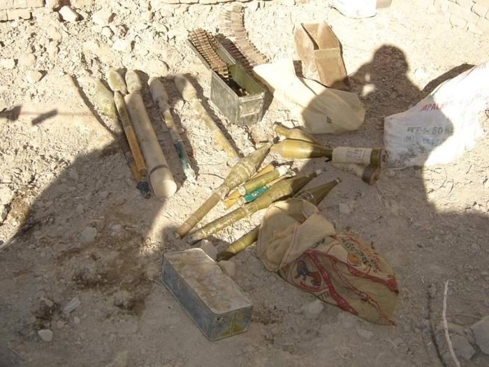 Underground Weapons Caches Discovered in Oruzgan