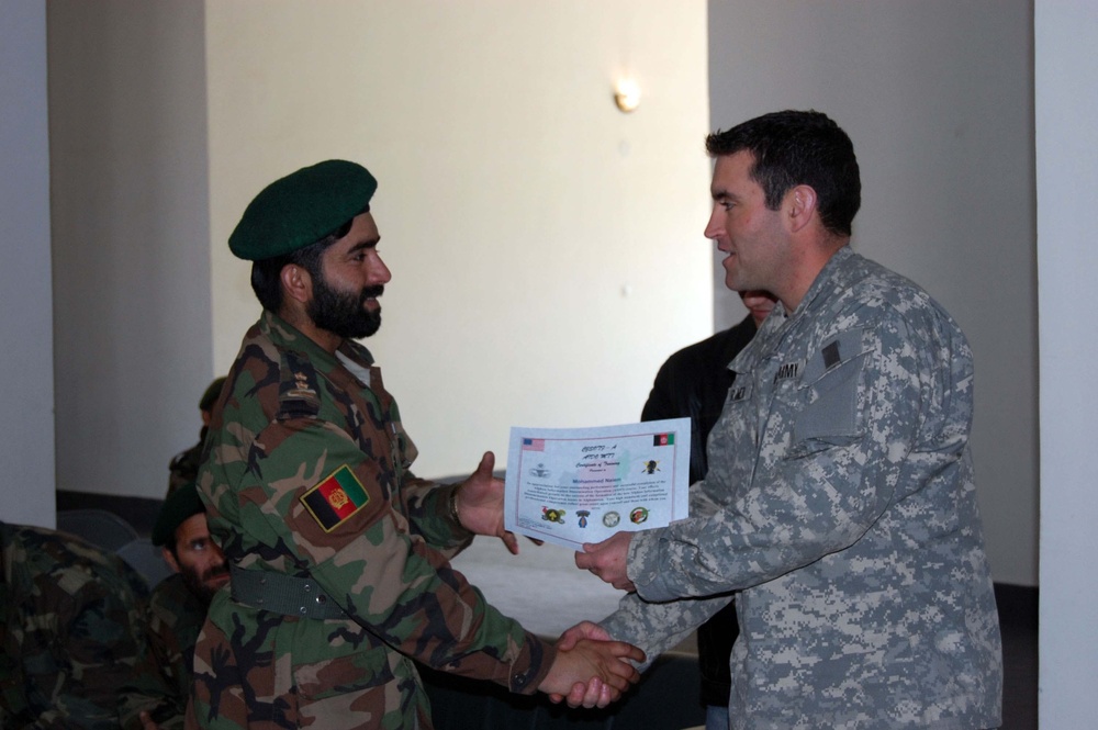Afghan Air Corpsmen graduate information dissemination class