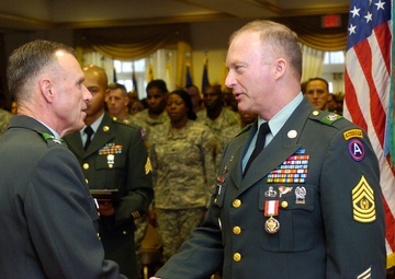 U.S. Army Central top enlisted Soldier retires