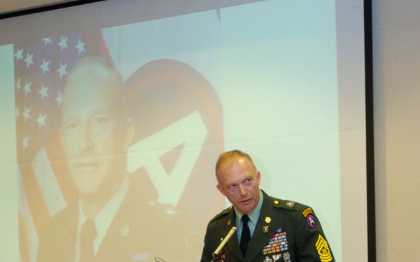 U.S. Army Central top enlisted Soldier retires