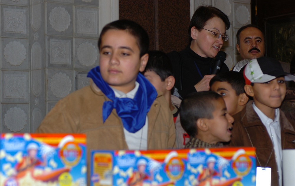 Green Zone Council Hosts Iraqi Scouting Popcorn Party