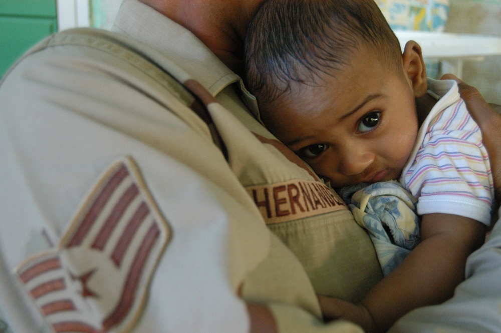 Service Members Spend Special Time With Orphans