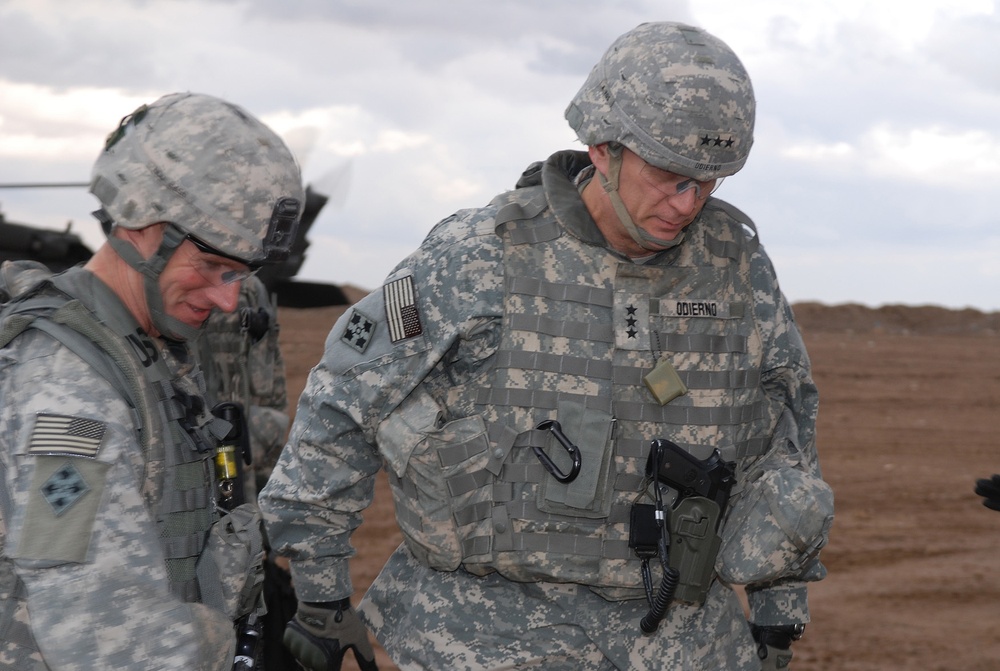 MNC-I leaders visit 3rd BCT Soldiers at JSS-Istaqlal
