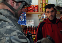 Striker Soldiers bring gifts to village school children