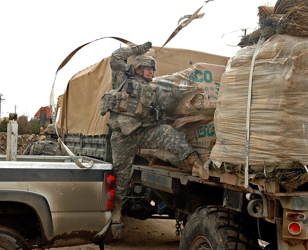 Working with Iraqi Police in Mosul