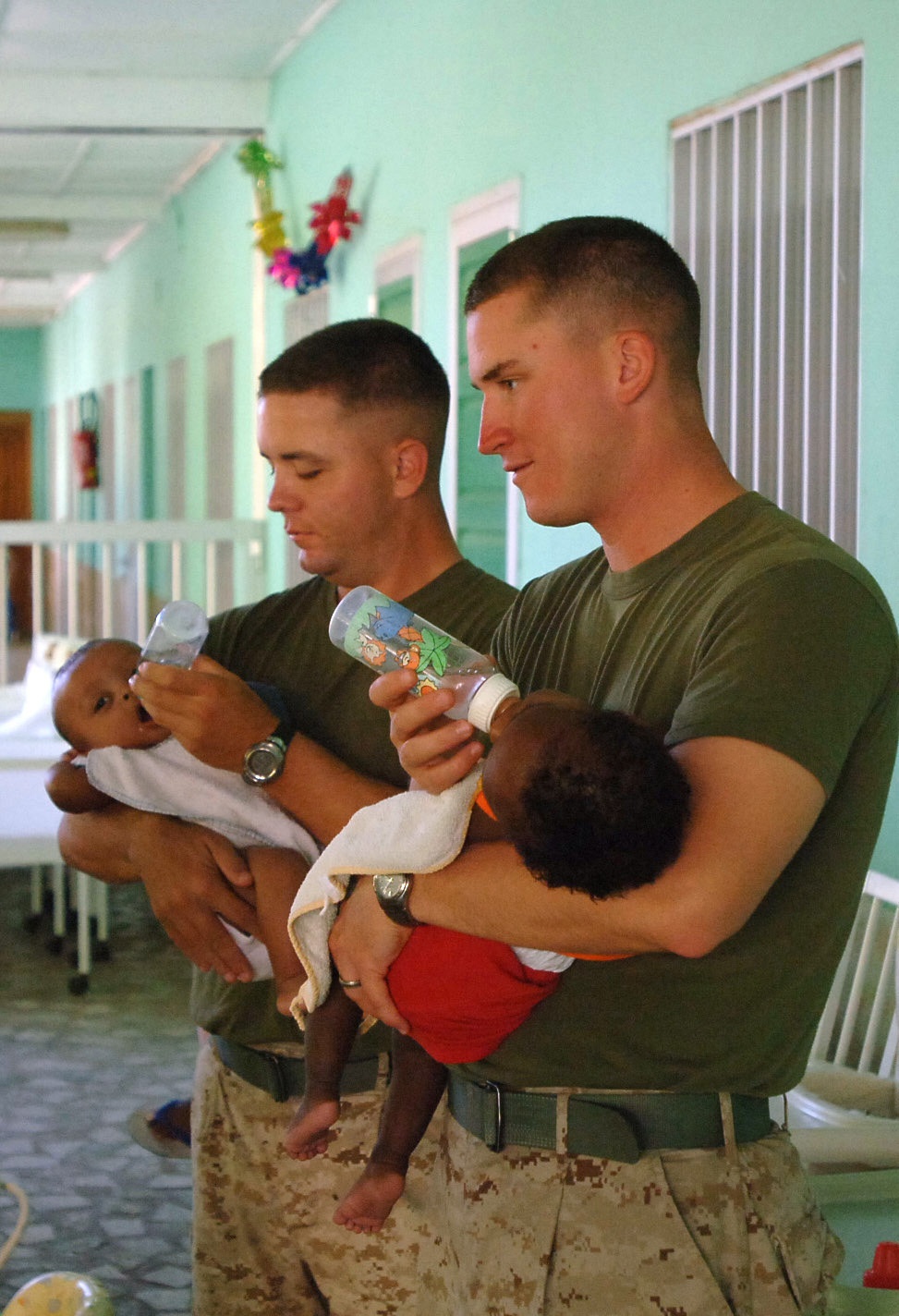 Service Members Spend Special Time With Orphans