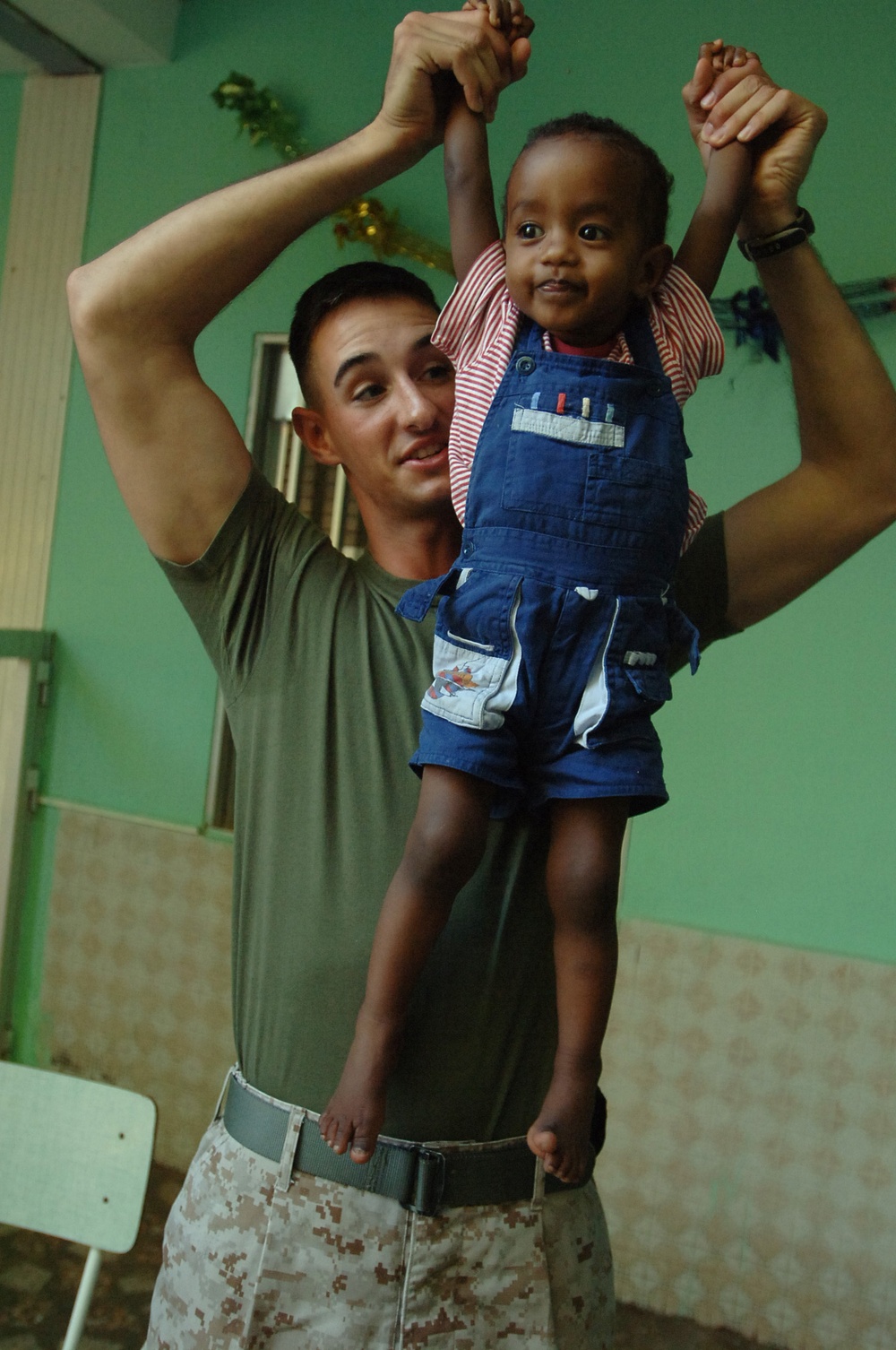 Service members Spend Special Time With Orphans