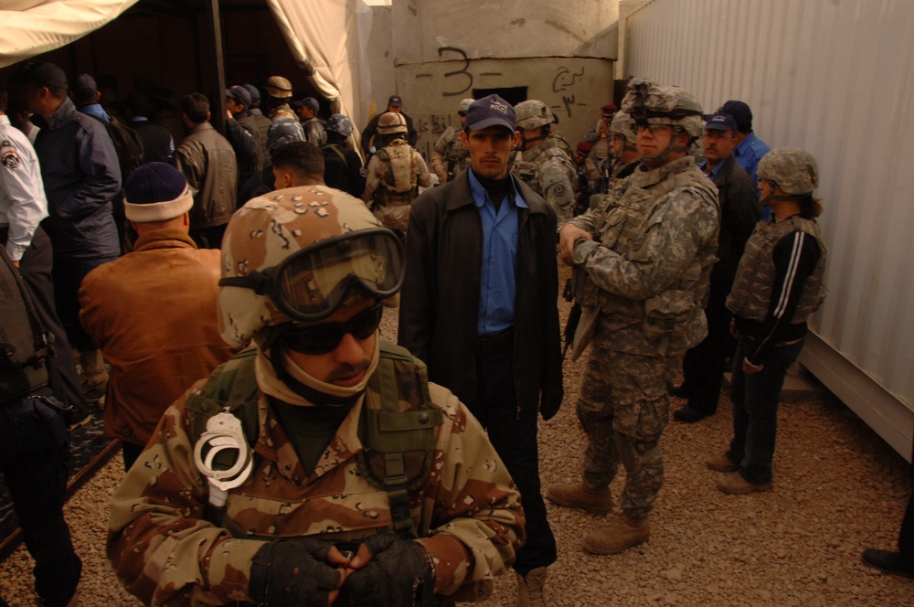 Opening of Iraqi police station