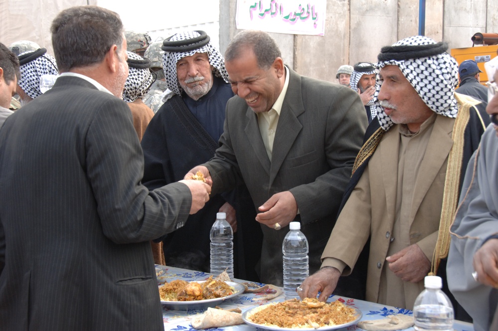 Opening of Iraqi police station