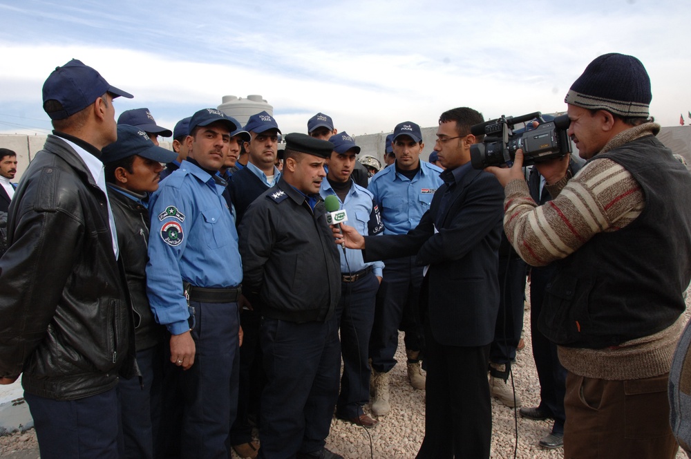 Opening of Iraqi police station