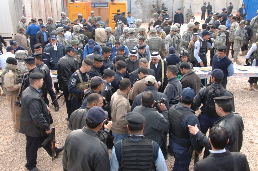 Opening of Iraqi police station