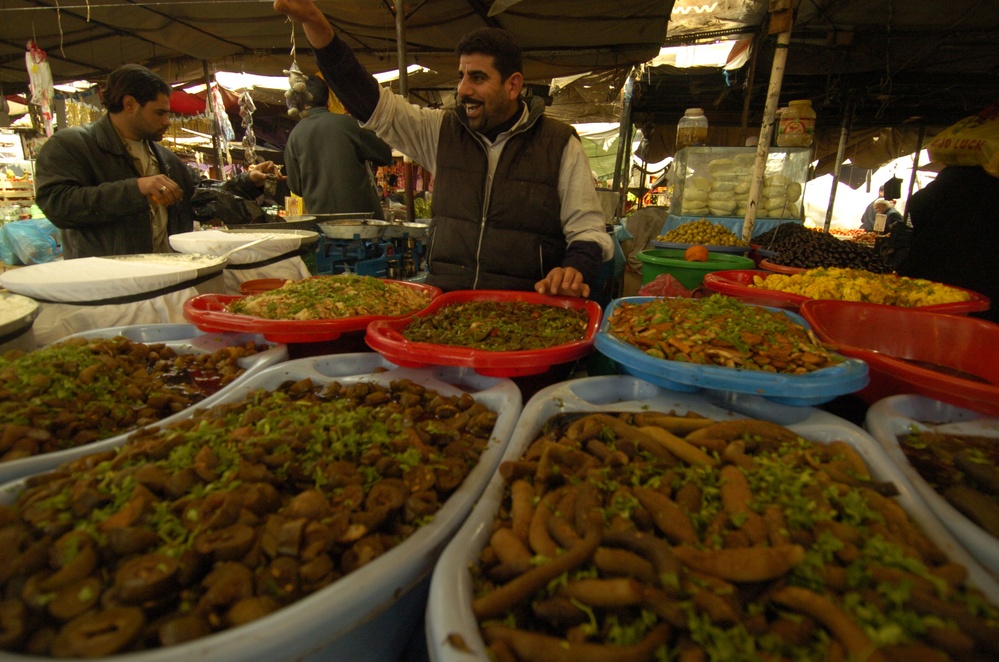 market in new Baghdad
