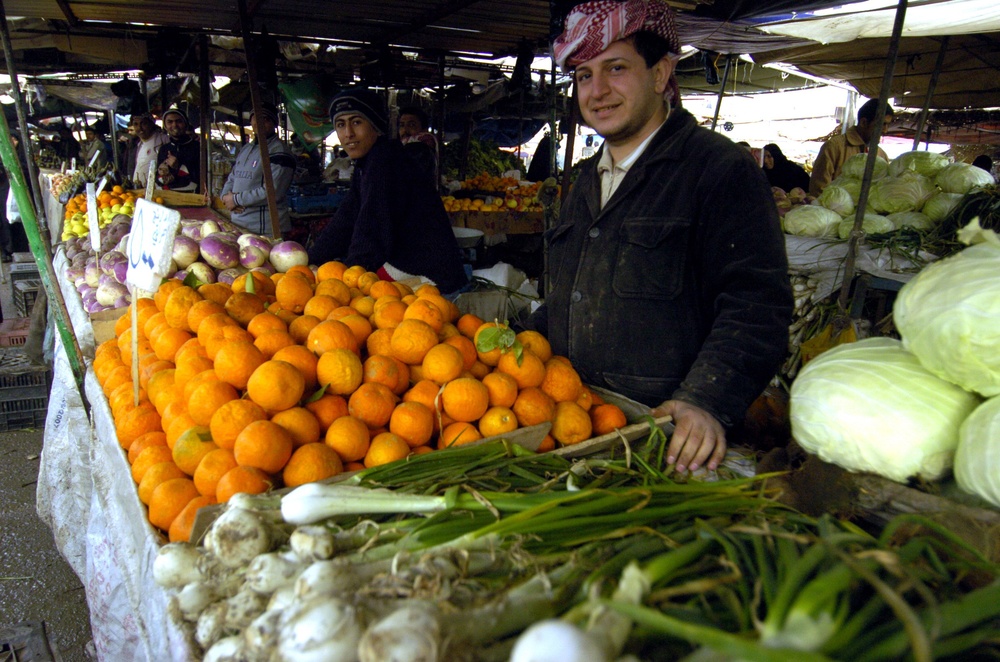 market in new Baghdad
