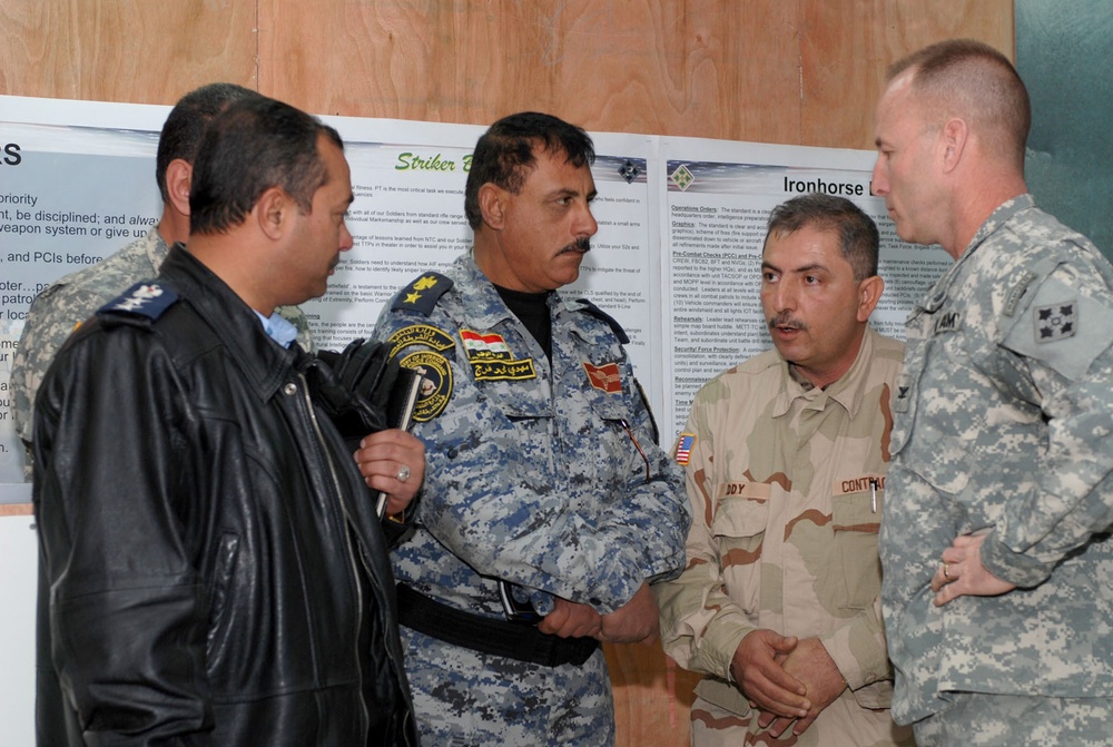 ISF leaders in Istaqlal meet with Striker Commander