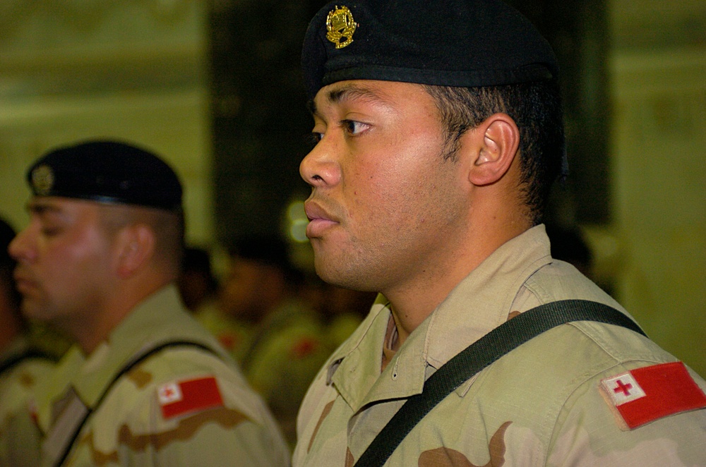 Royal Tongan Marines awarded for service in support of Operation Iraqi Freedom