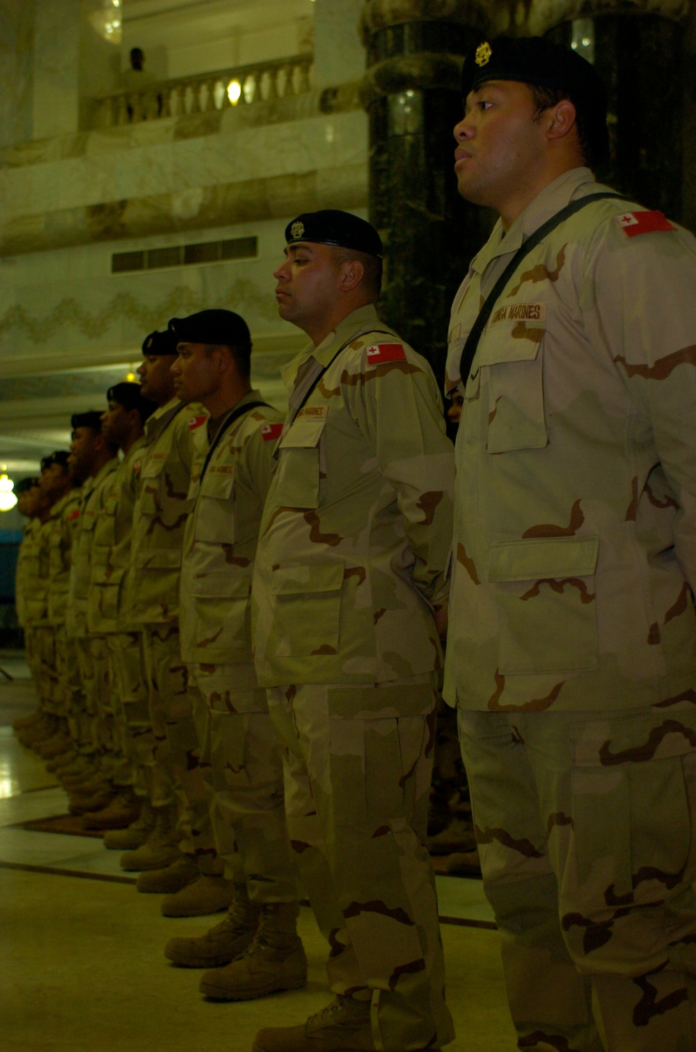 Royal Tongan Marines awarded for service in support of Operation Iraqi Freedom