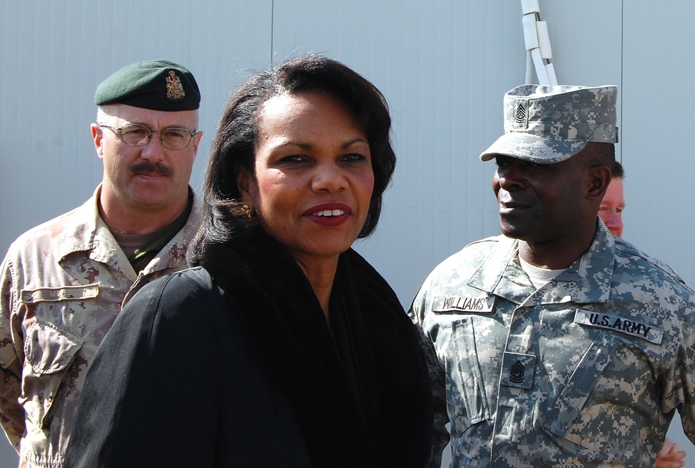 Condoleezza Rice Visits Afghanistan