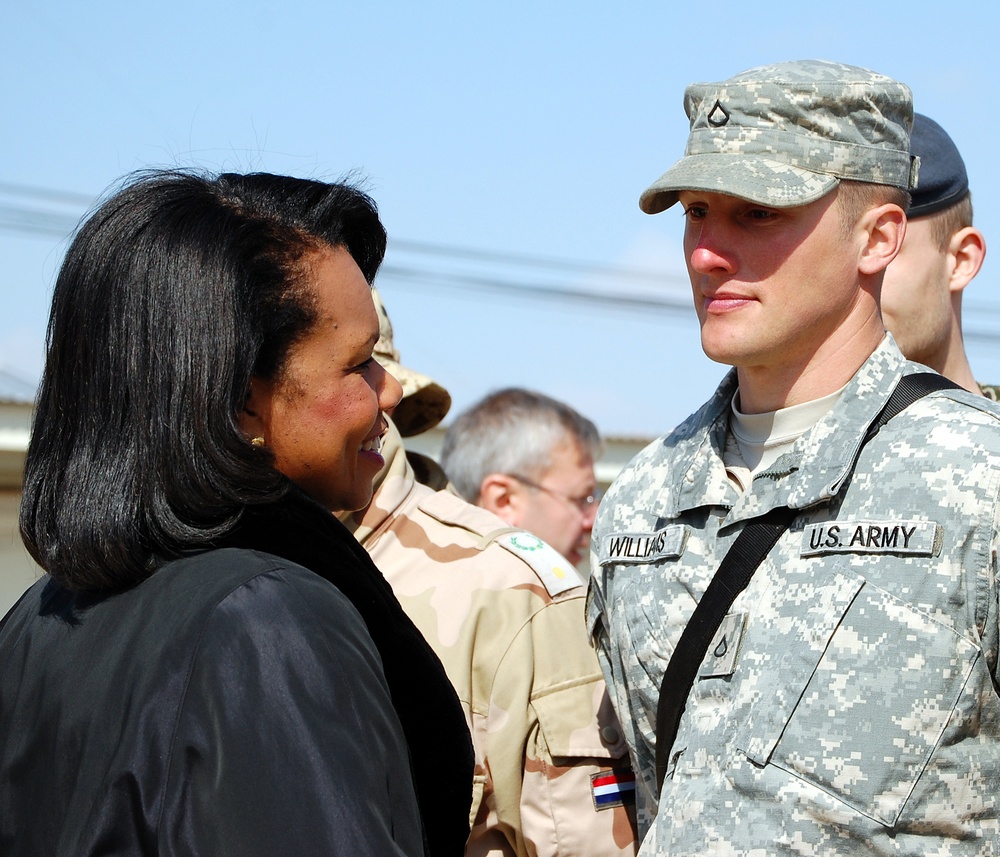Condoleeza Rice Visits Afghanistan