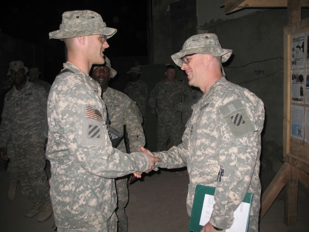 Two-time war vet joins master sergeant ranks