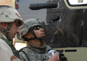 Macedonian, MND-B soldiers join forces at gates of Camp Taji