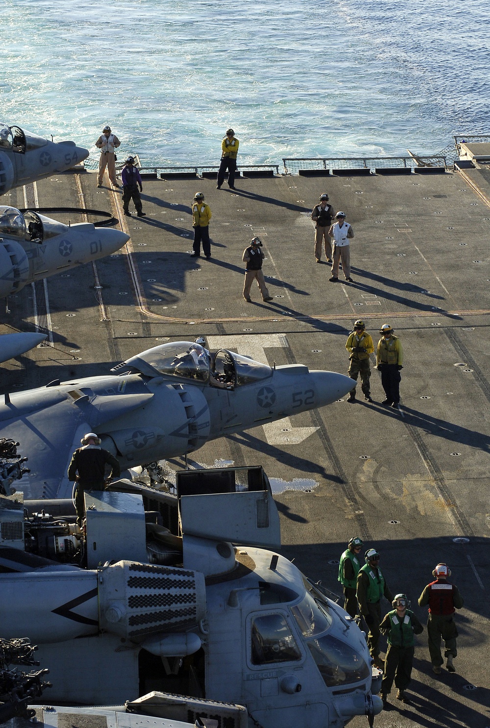 USS Tarawa Conducts Harrier Operations