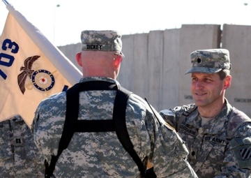 703rd BSB Gains New Company Commander