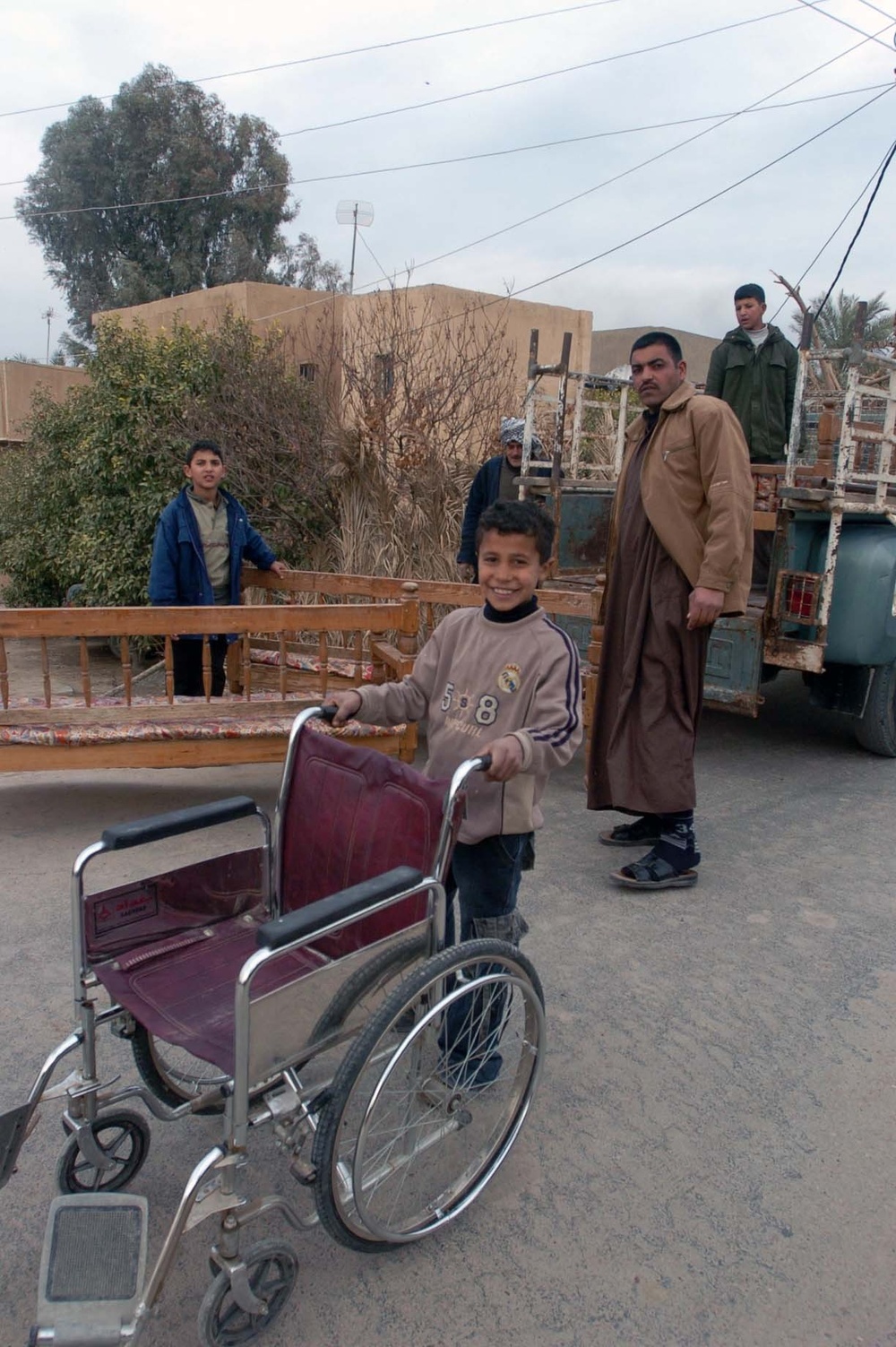 Wheelchair donated to disabled boy