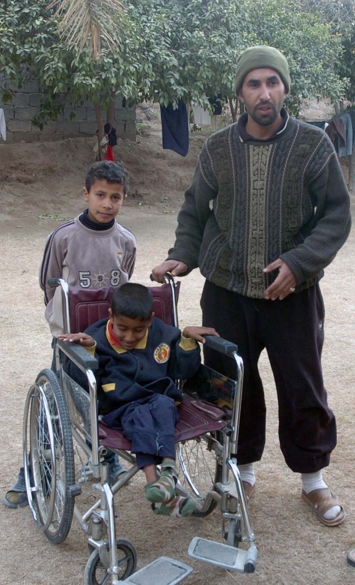 Wheelchair donated to disabled boy