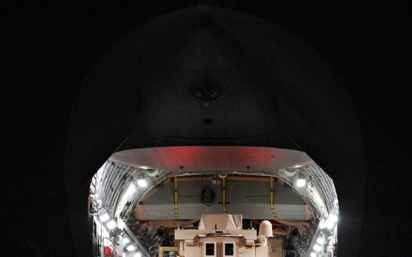 Shipping out MRAPs