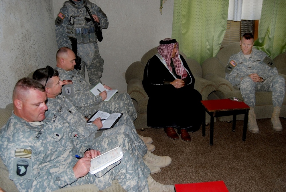 Vanguard leadership meets with local tribe