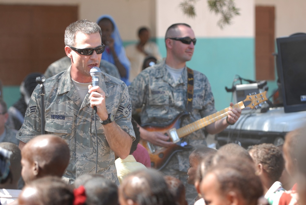 CENTAF band Rocks in Djibouti