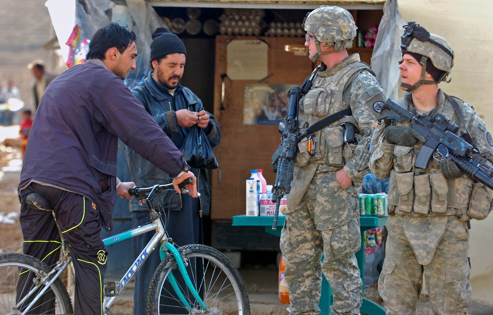 Killer Troop Cav. Scouts patrol Mosul