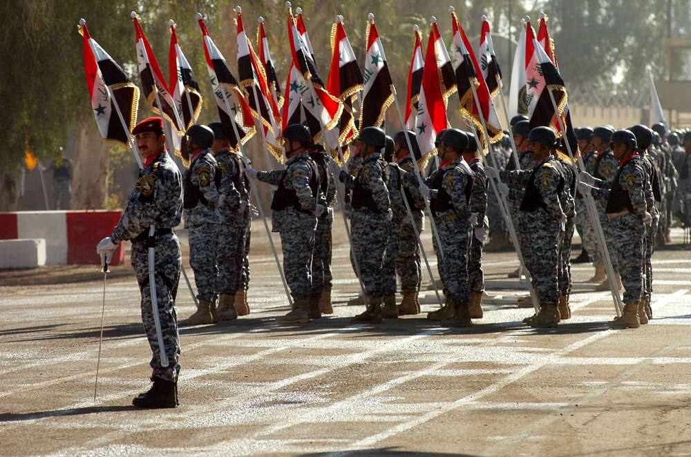 Iraqi national police Quick Reaction Force graduation ceremonies